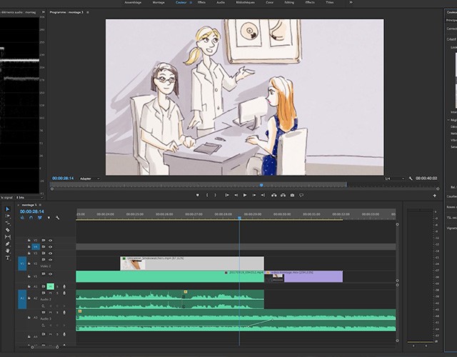 mixage-video-scribing-voix montage-videoscribe-draw-my-life-ecran-ordinateur